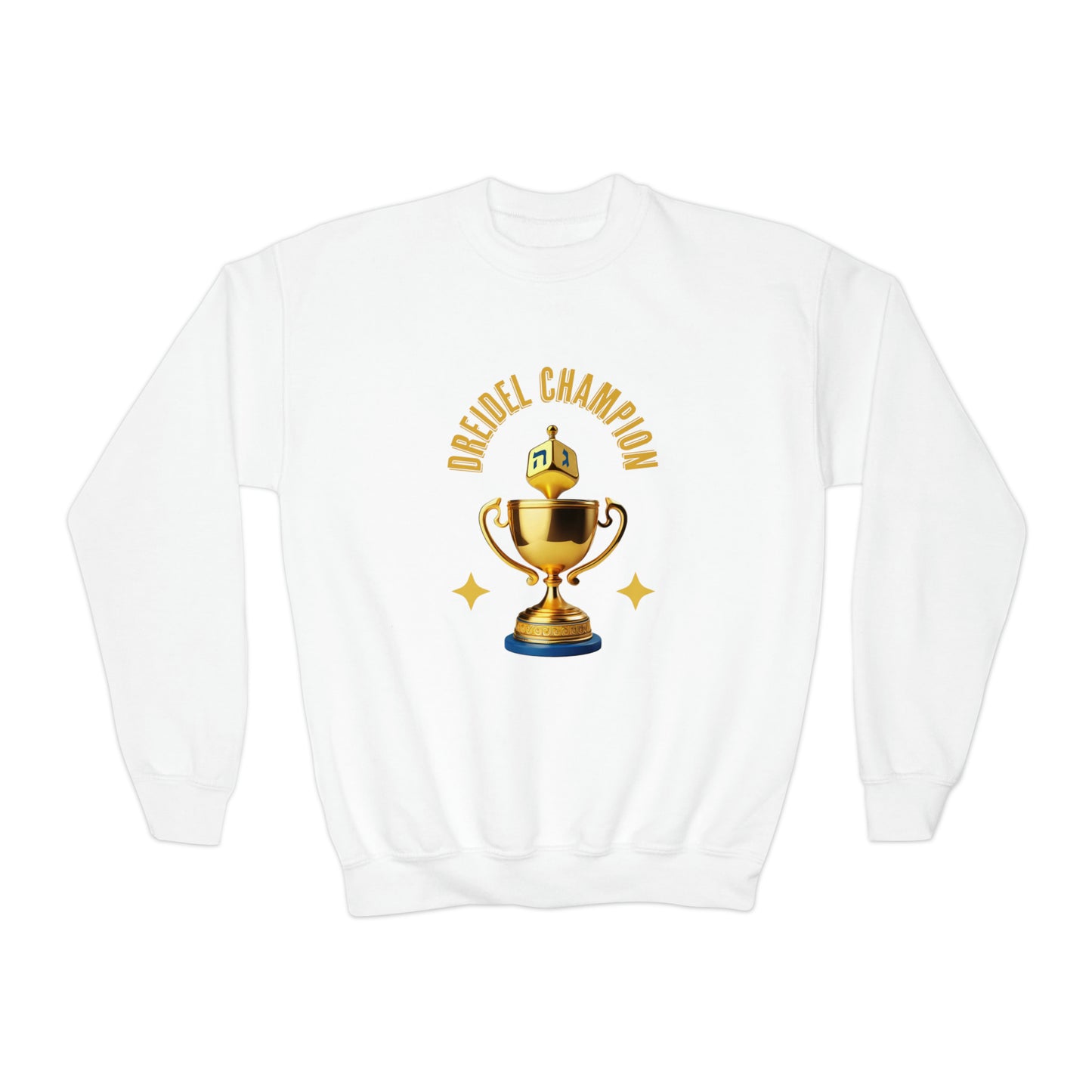 Youth "Dreidel Champion" Chanukah Sweatshirt