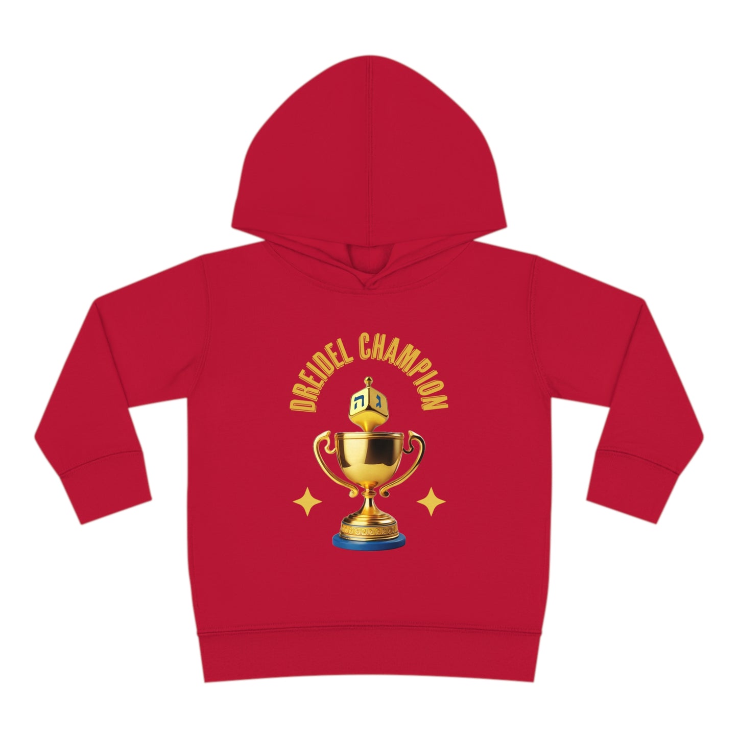 Toddler Pullover Fleece "Dreidel Champion" Hoodie