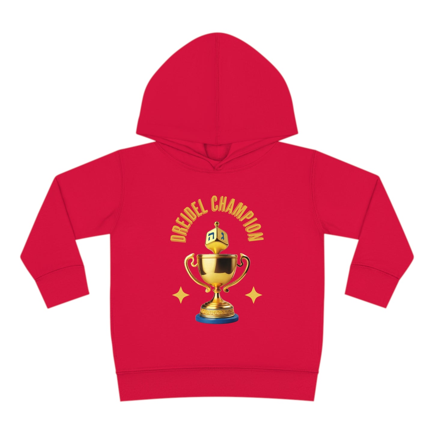 Toddler Pullover Fleece "Dreidel Champion" Hoodie