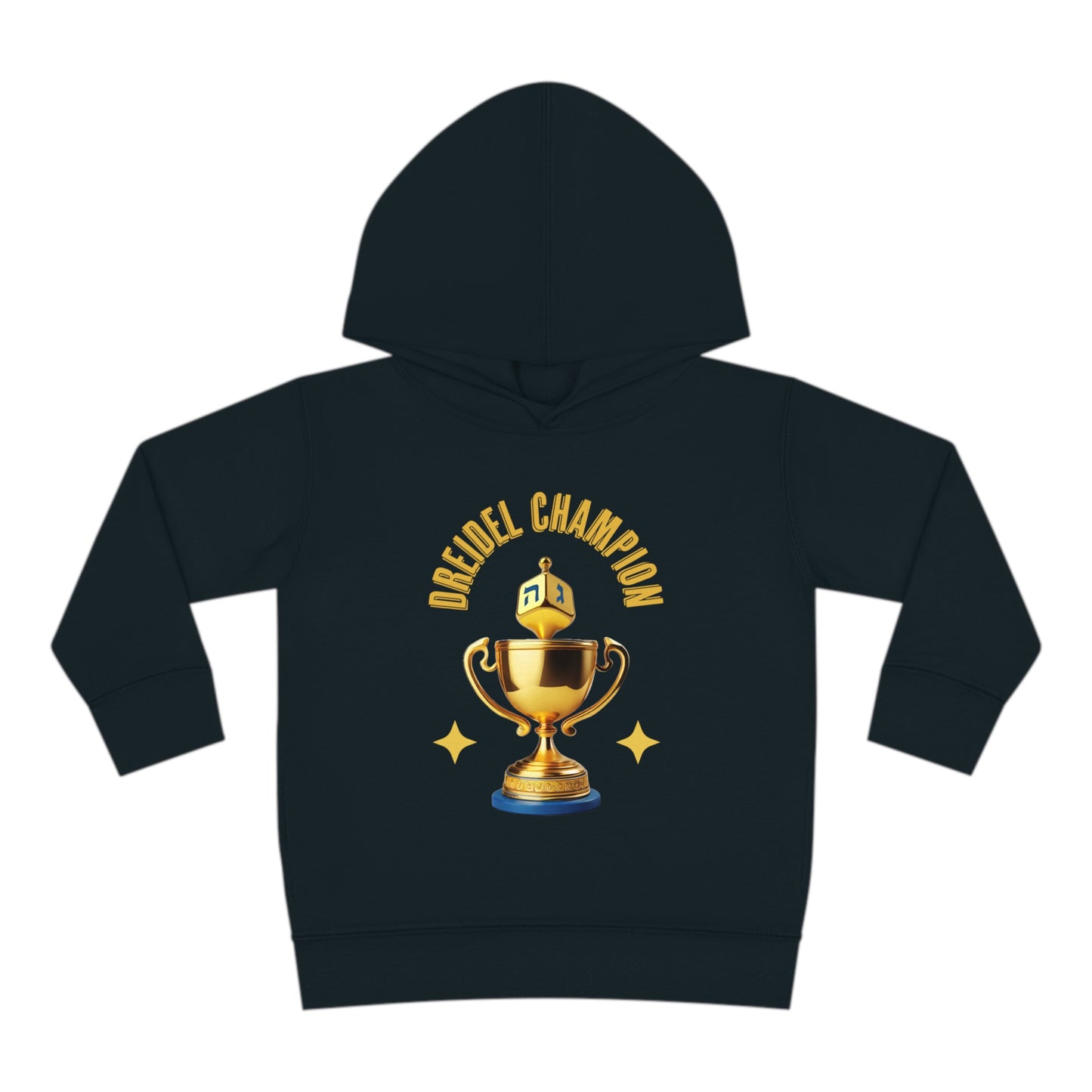 Toddler Pullover Fleece "Dreidel Champion" Hoodie