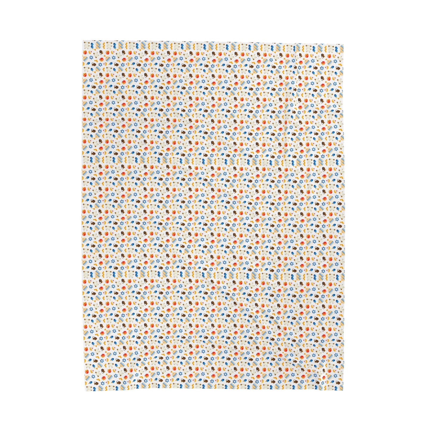 Chanukah Velveteen Plush Blanket