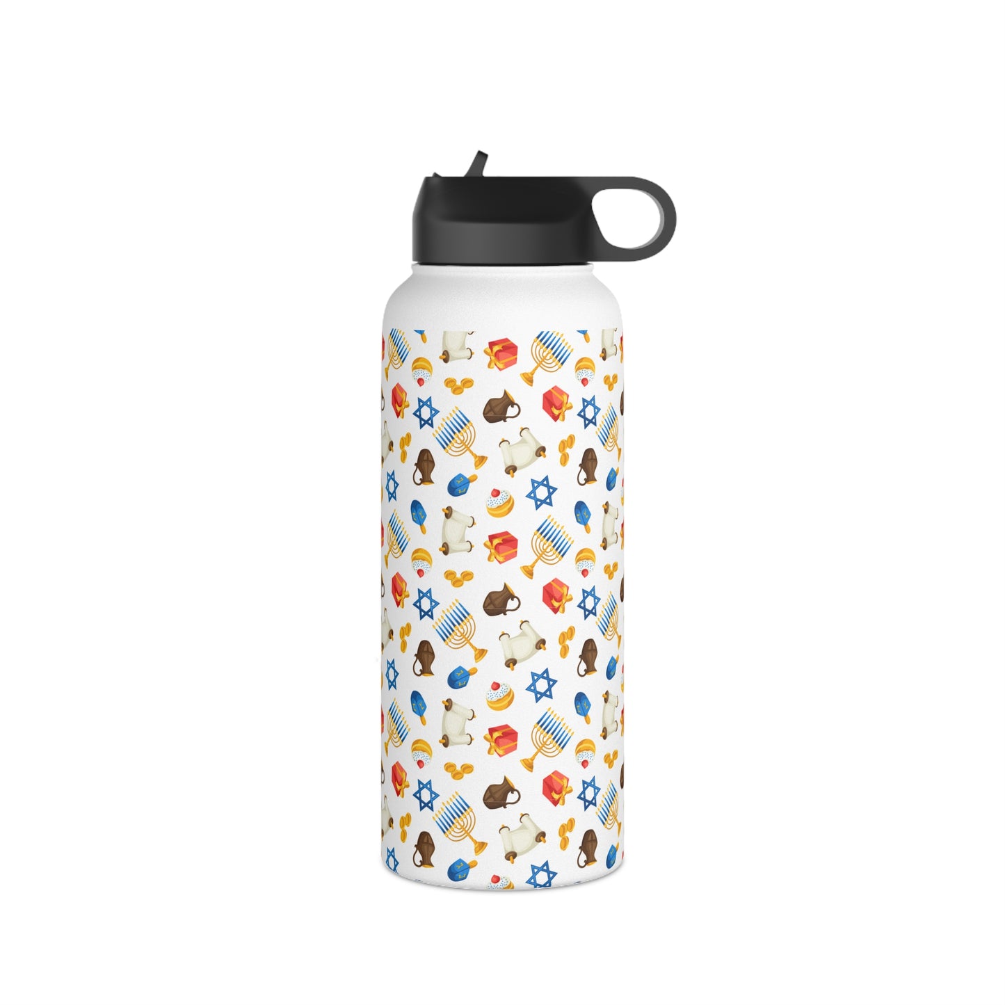 Chanukah Stainless Steel Water Bottle