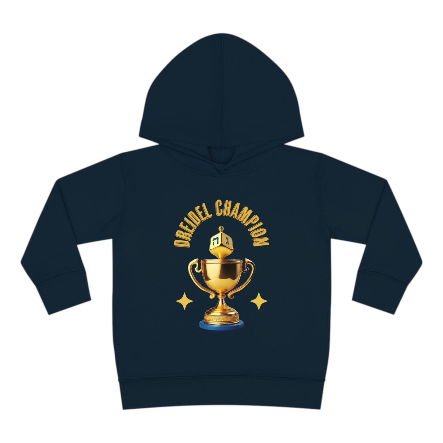 Toddler Pullover Fleece "Dreidel Champion" Hoodie