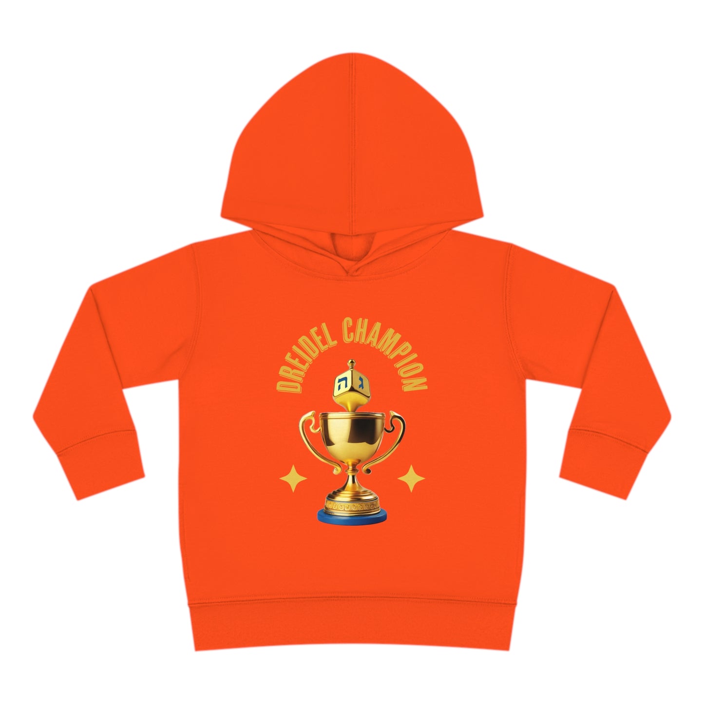 Toddler Pullover Fleece "Dreidel Champion" Hoodie