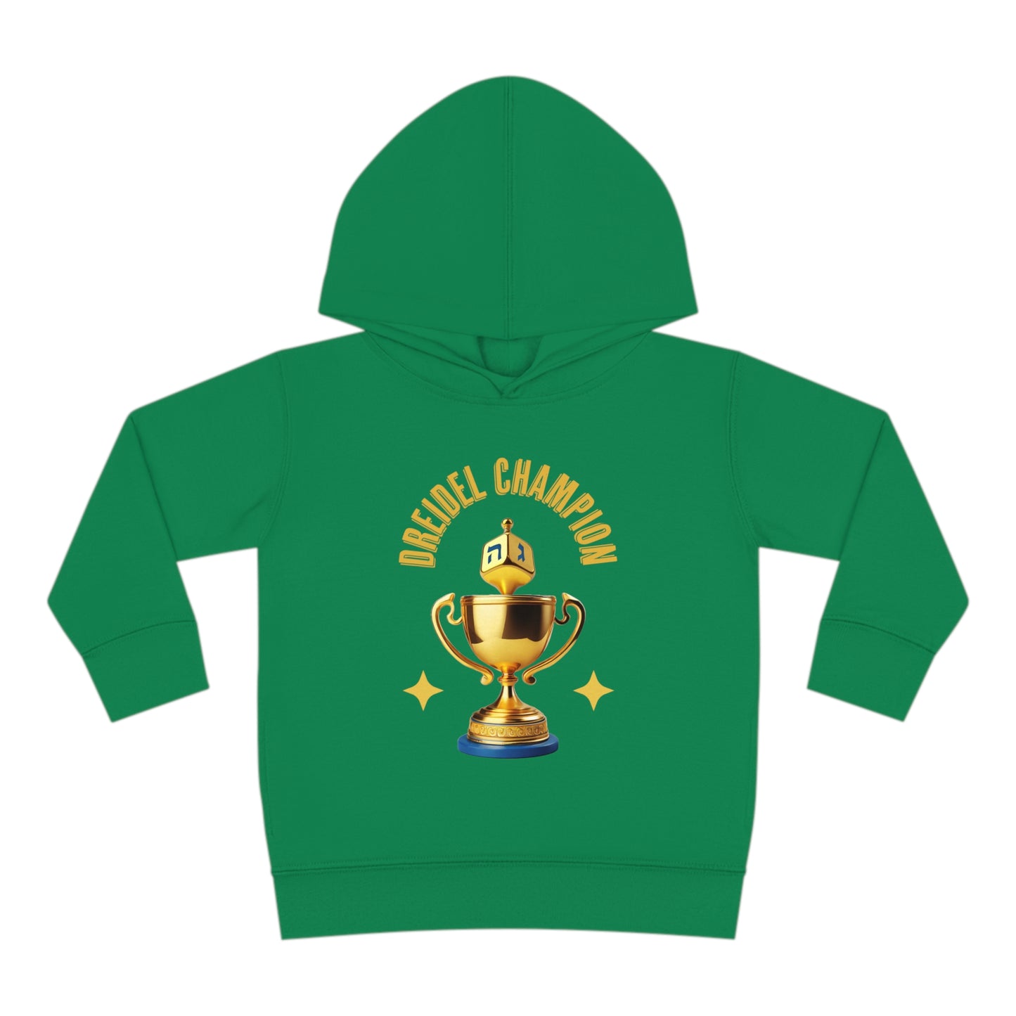 Toddler Pullover Fleece "Dreidel Champion" Hoodie