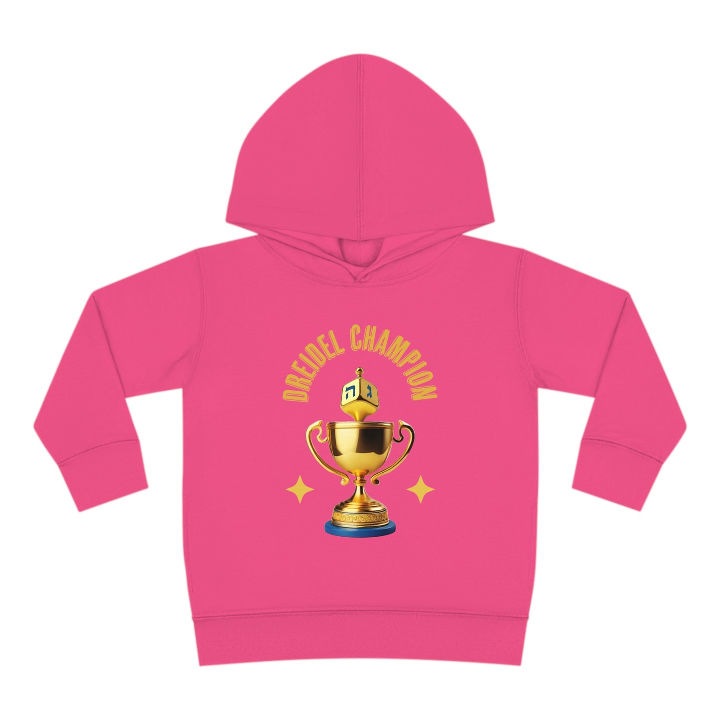 Toddler Pullover Fleece "Dreidel Champion" Hoodie