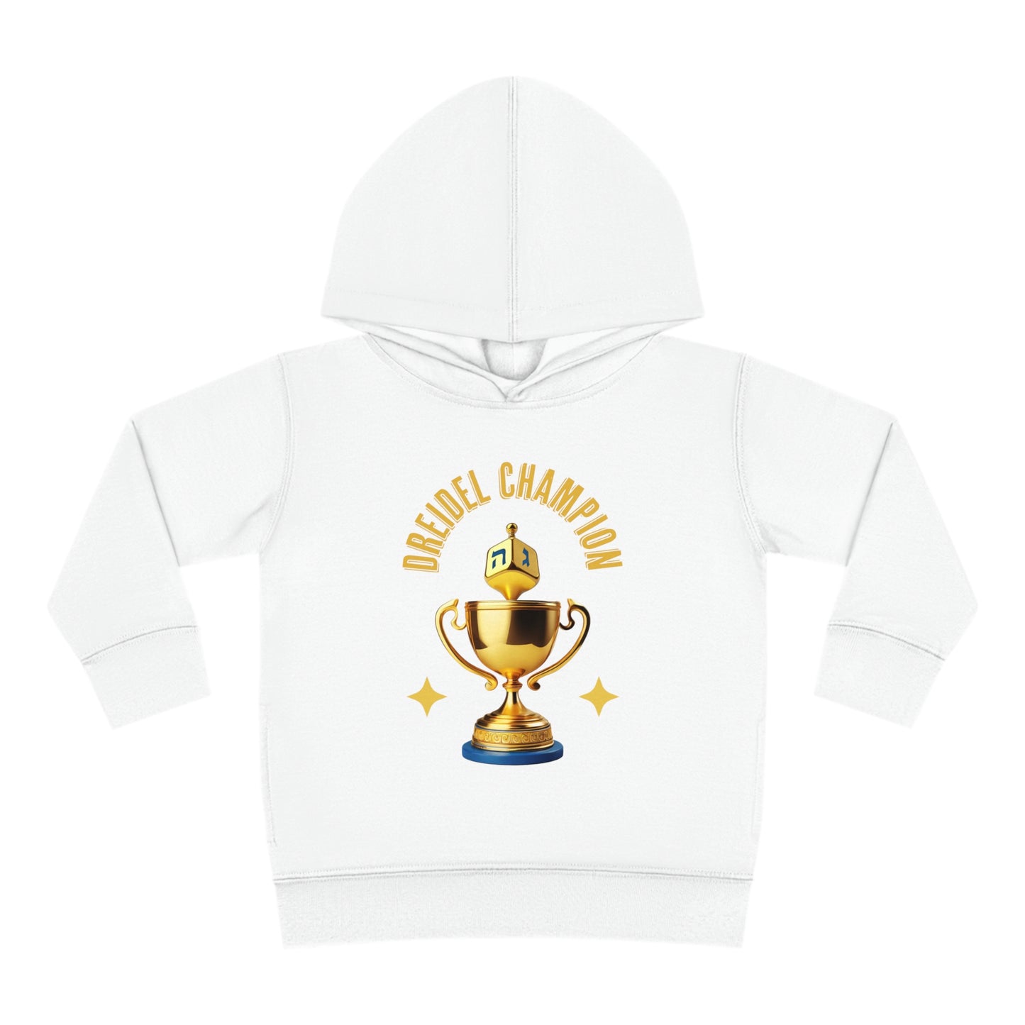 Toddler Pullover Fleece "Dreidel Champion" Hoodie