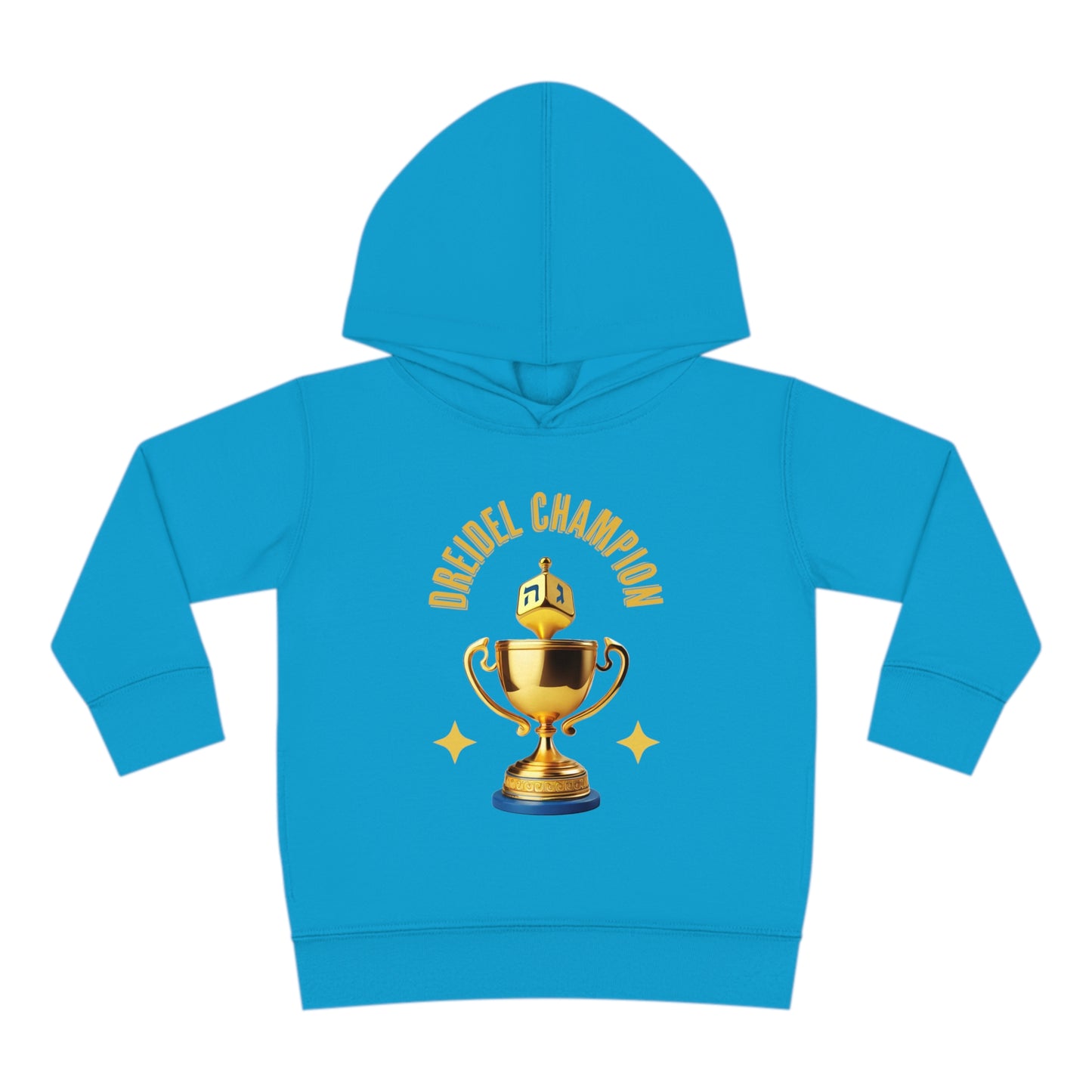 Toddler Pullover Fleece "Dreidel Champion" Hoodie