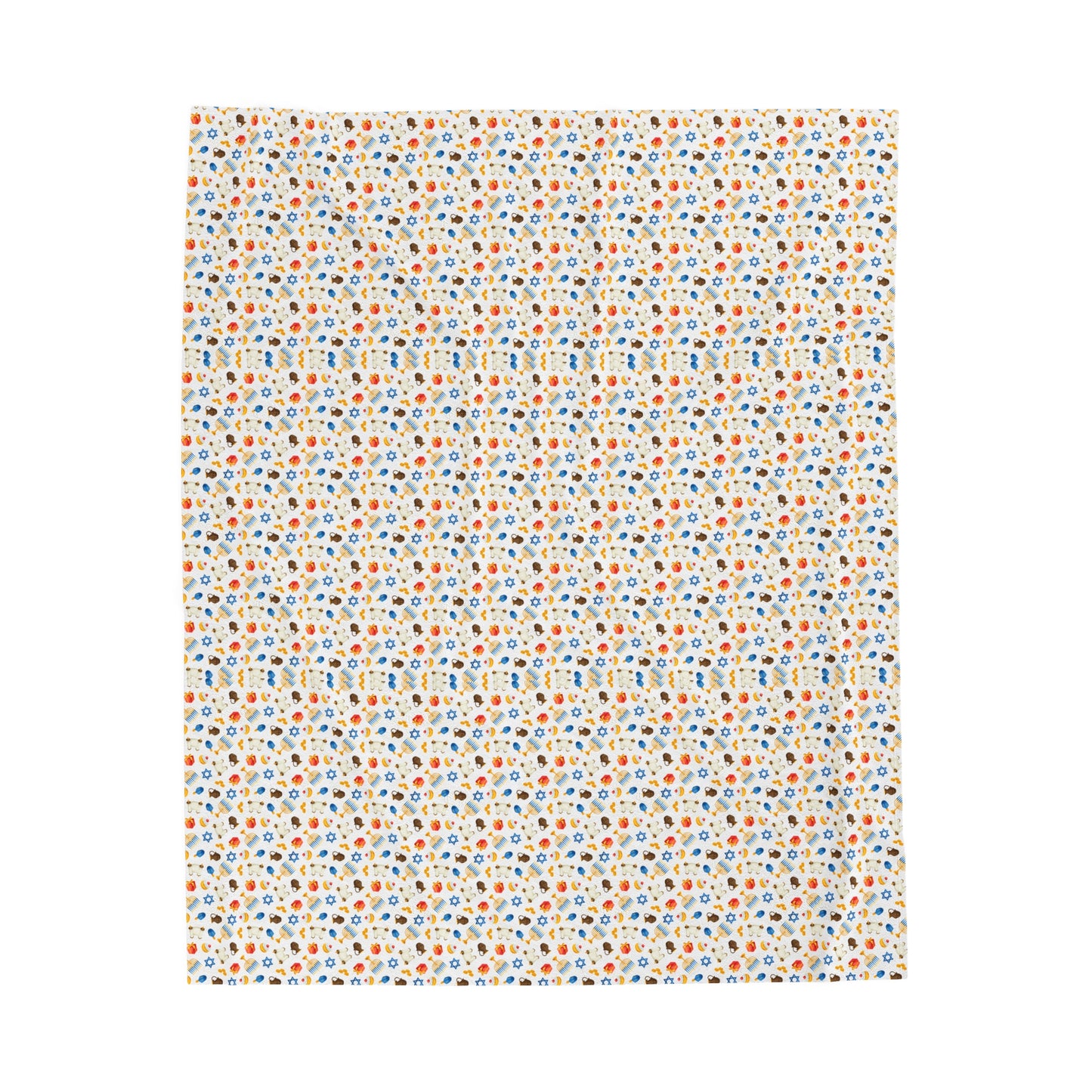 Chanukah Velveteen Plush Blanket