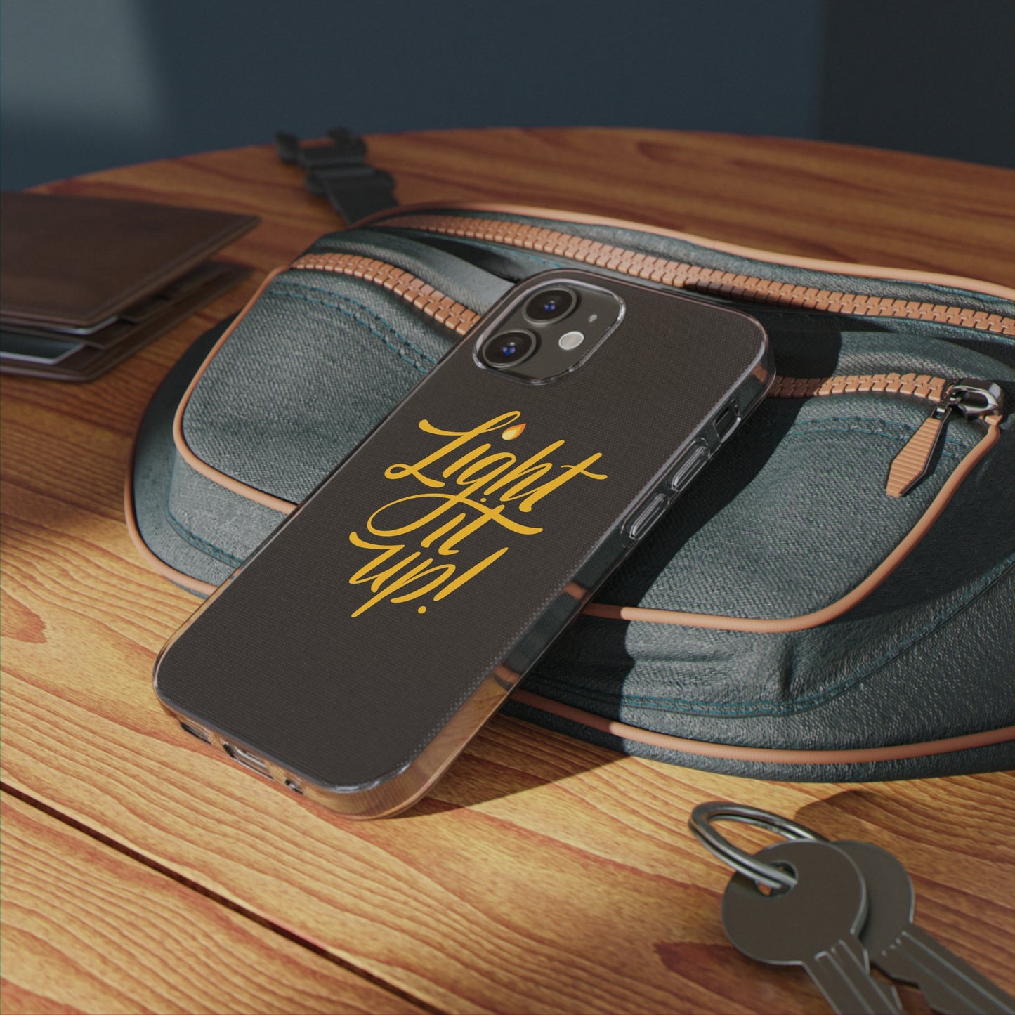 Clear Silicone Light It Up iPhone Case