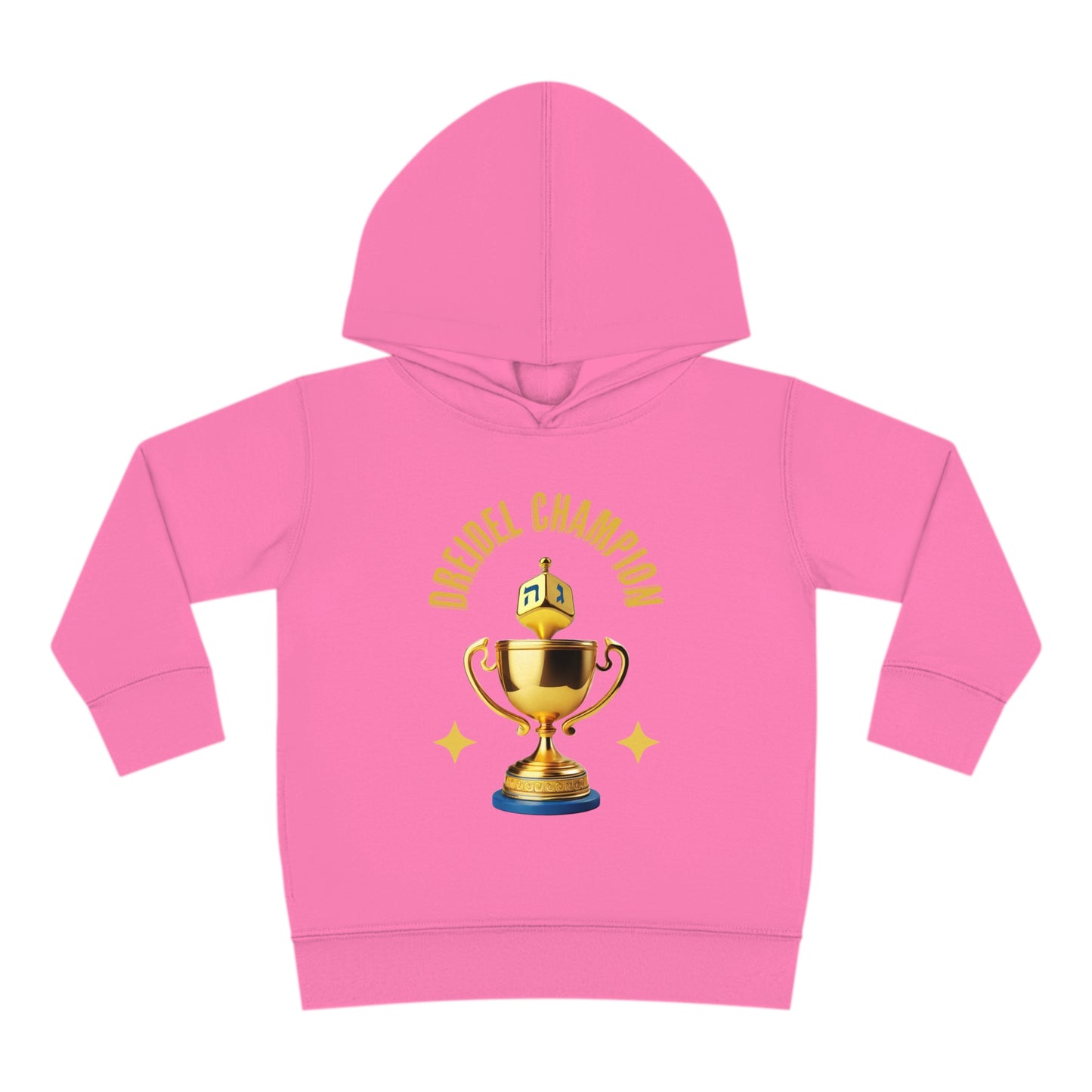 Toddler Pullover Fleece "Dreidel Champion" Hoodie