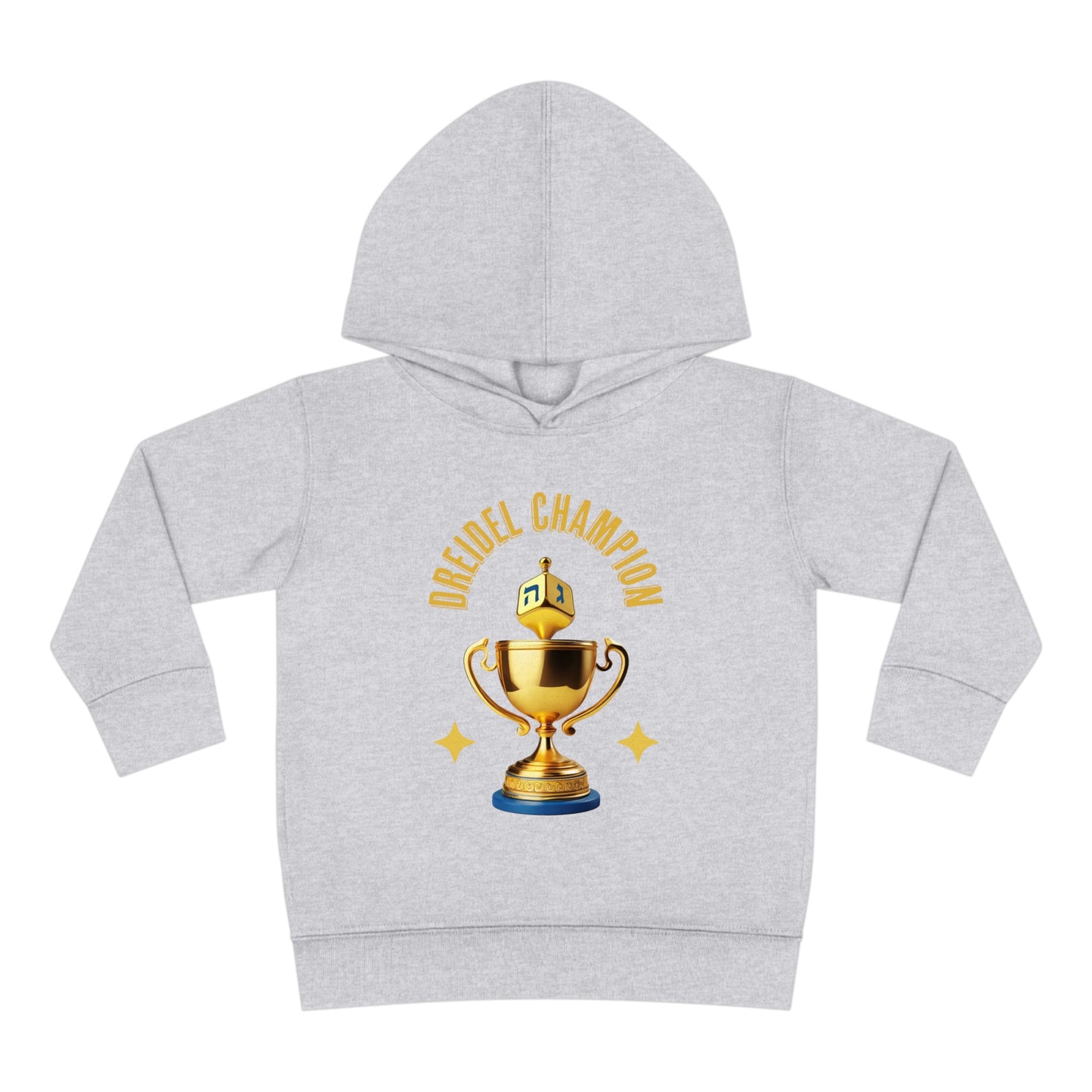 Toddler Pullover Fleece "Dreidel Champion" Hoodie