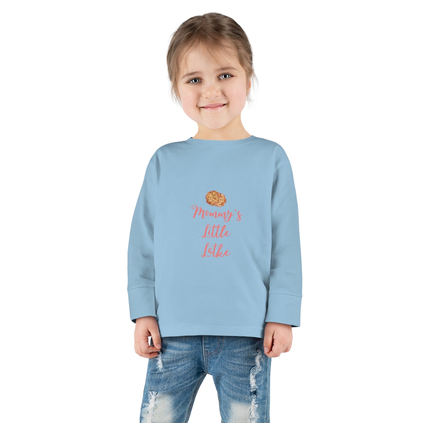 Chanukah "Mommy's Little Latke" Toddler Tee (Long Sleeve)