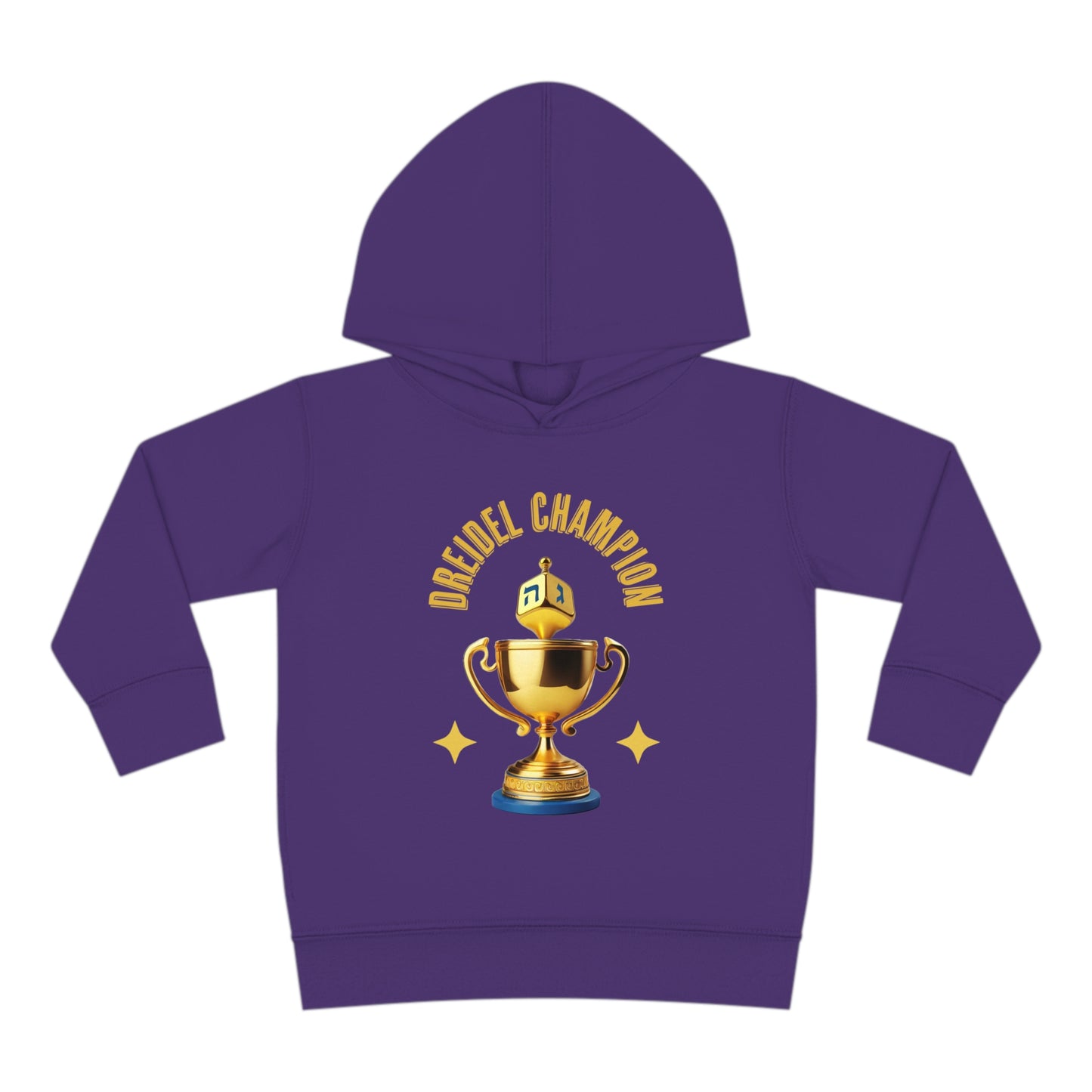 Toddler Pullover Fleece "Dreidel Champion" Hoodie