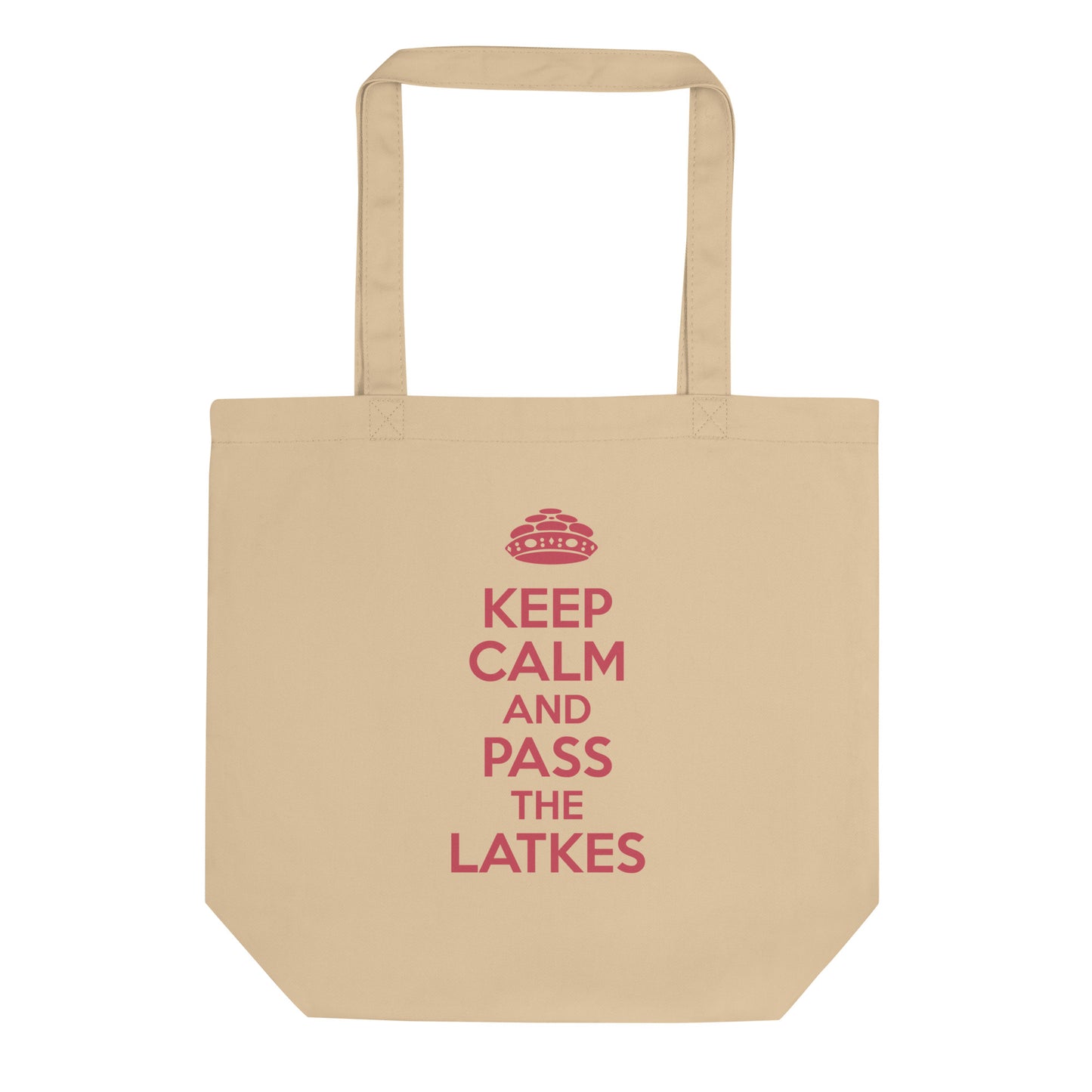 Eco Tote Bag "pass The Latkes"