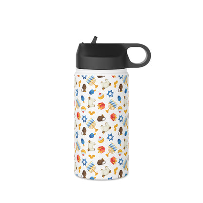 Chanukah Stainless Steel Water Bottle