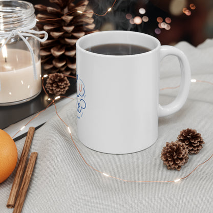 Chanukah Mug with "I Love U A Latke" (11oz)