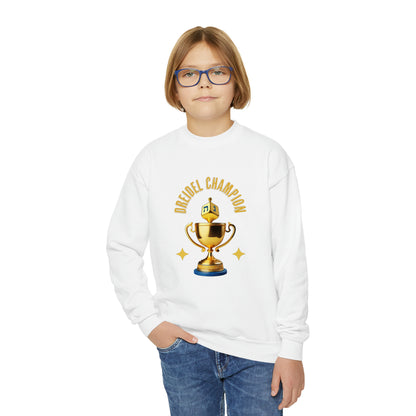 Youth "Dreidel Champion" Chanukah Sweatshirt