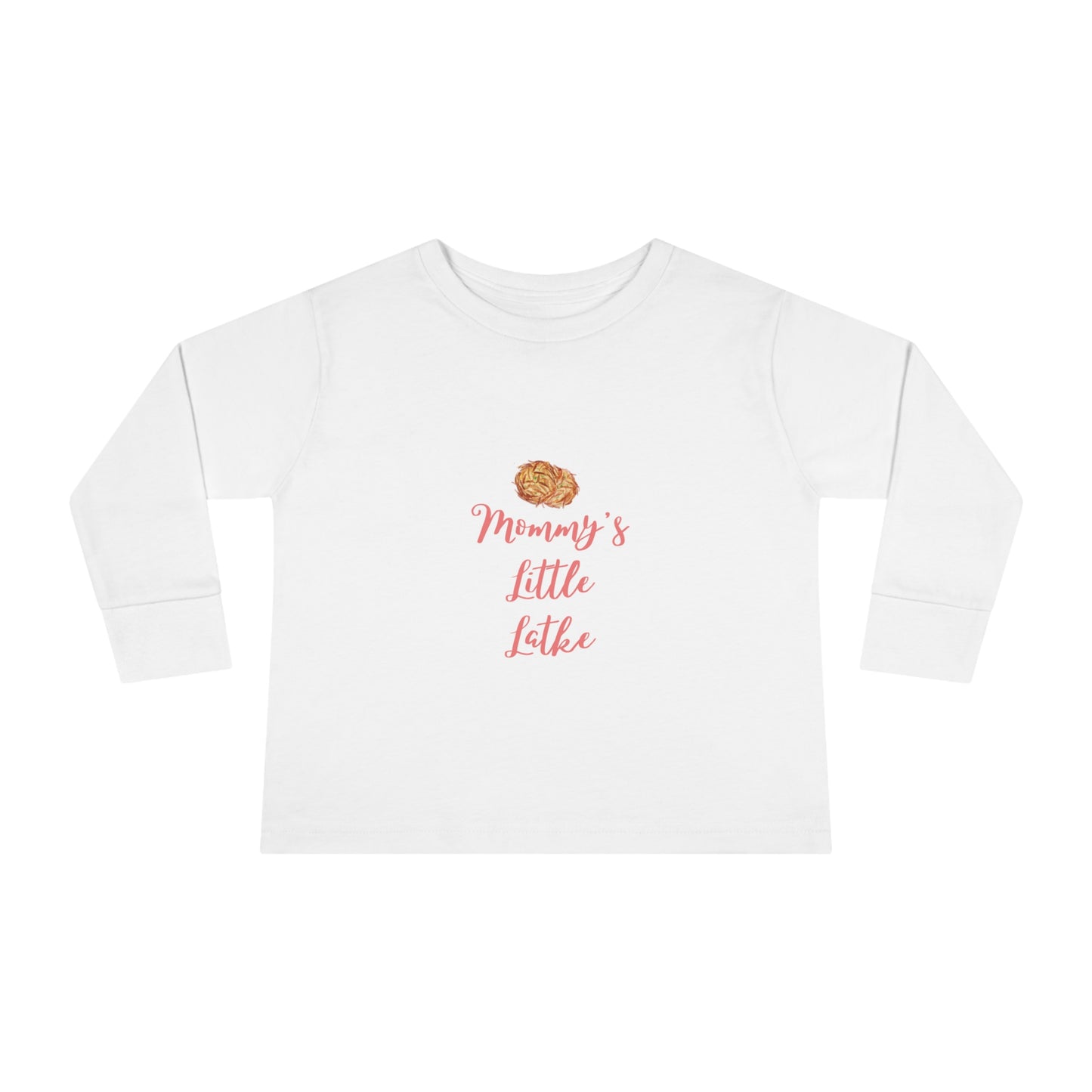 Chanukah "Mommy's Little Latke" Toddler Tee (Long Sleeve)