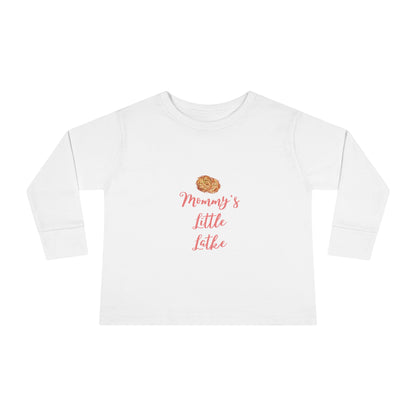 Chanukah "Mommy's Little Latke" Toddler Tee (Long Sleeve)