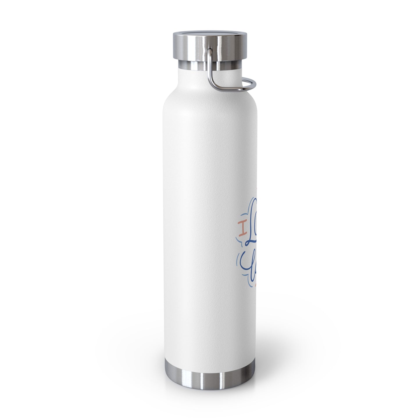 Chanukah Insulated Bottle with "I Love U A Latke" (22oz)