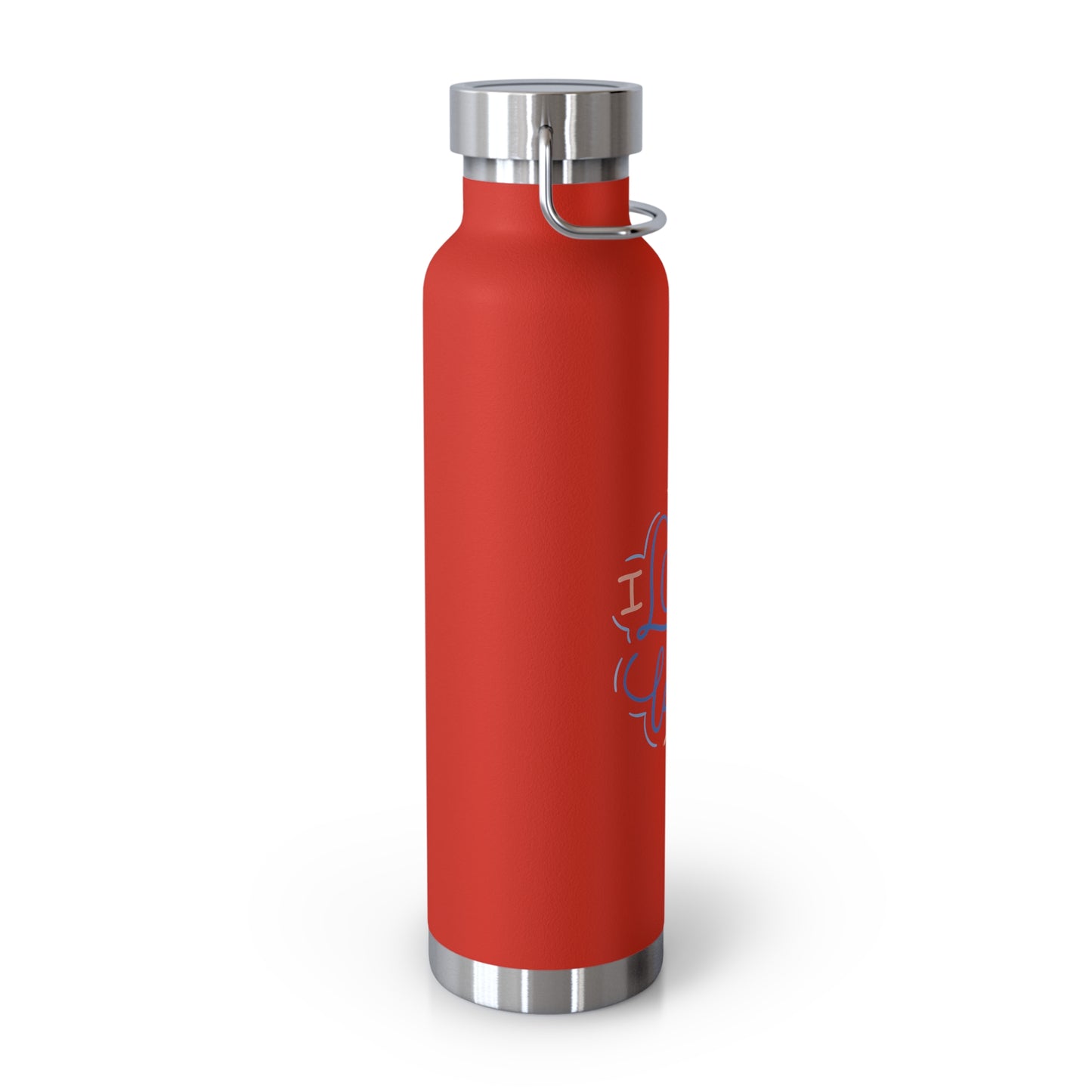 Chanukah Insulated Bottle with "I Love U A Latke" (22oz)