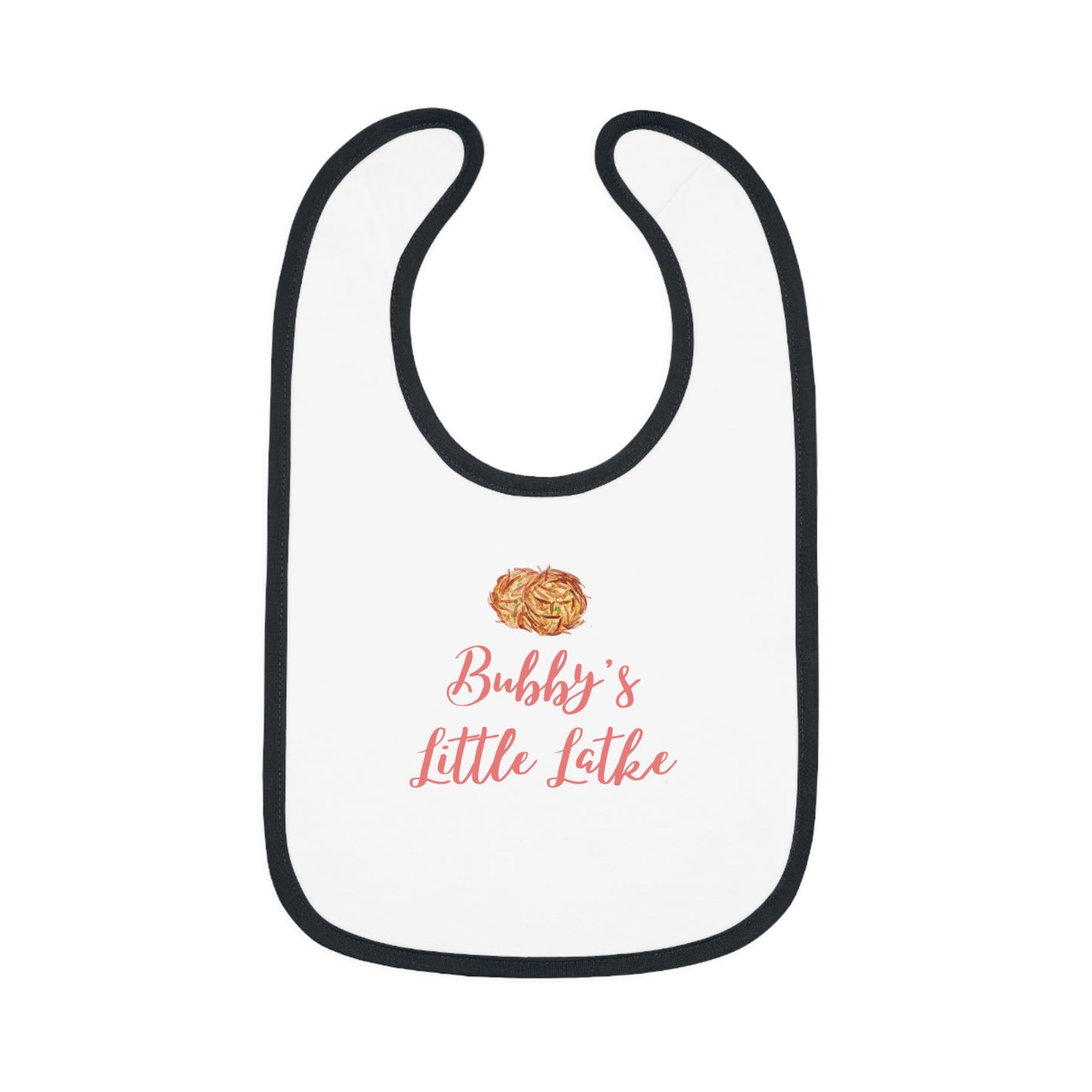 Chanukah "Bubby's Little Latke" Baby Bib