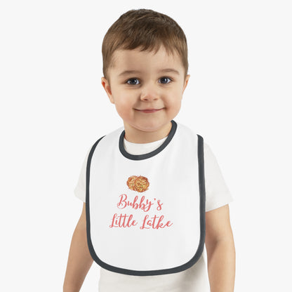 Chanukah "Bubby's Little Latke" Baby Bib