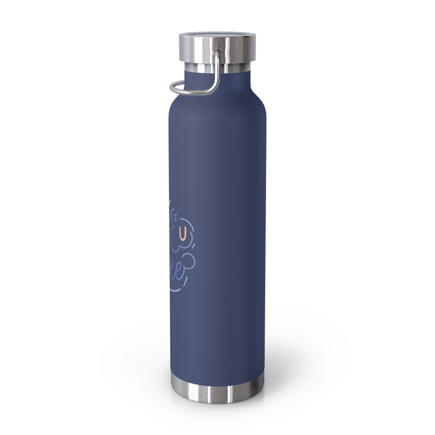 Chanukah Insulated Bottle with "I Love U A Latke" (22oz)