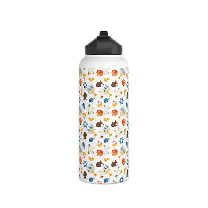 Chanukah Stainless Steel Water Bottle