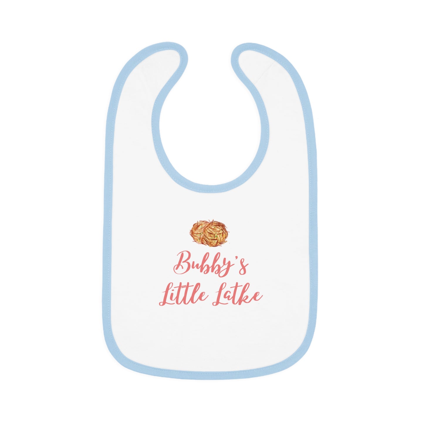 Chanukah "Bubby's Little Latke" Baby Bib