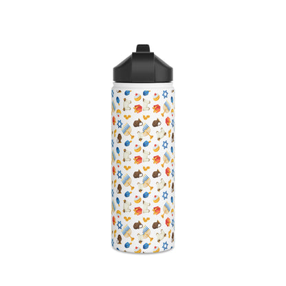 Chanukah Stainless Steel Water Bottle