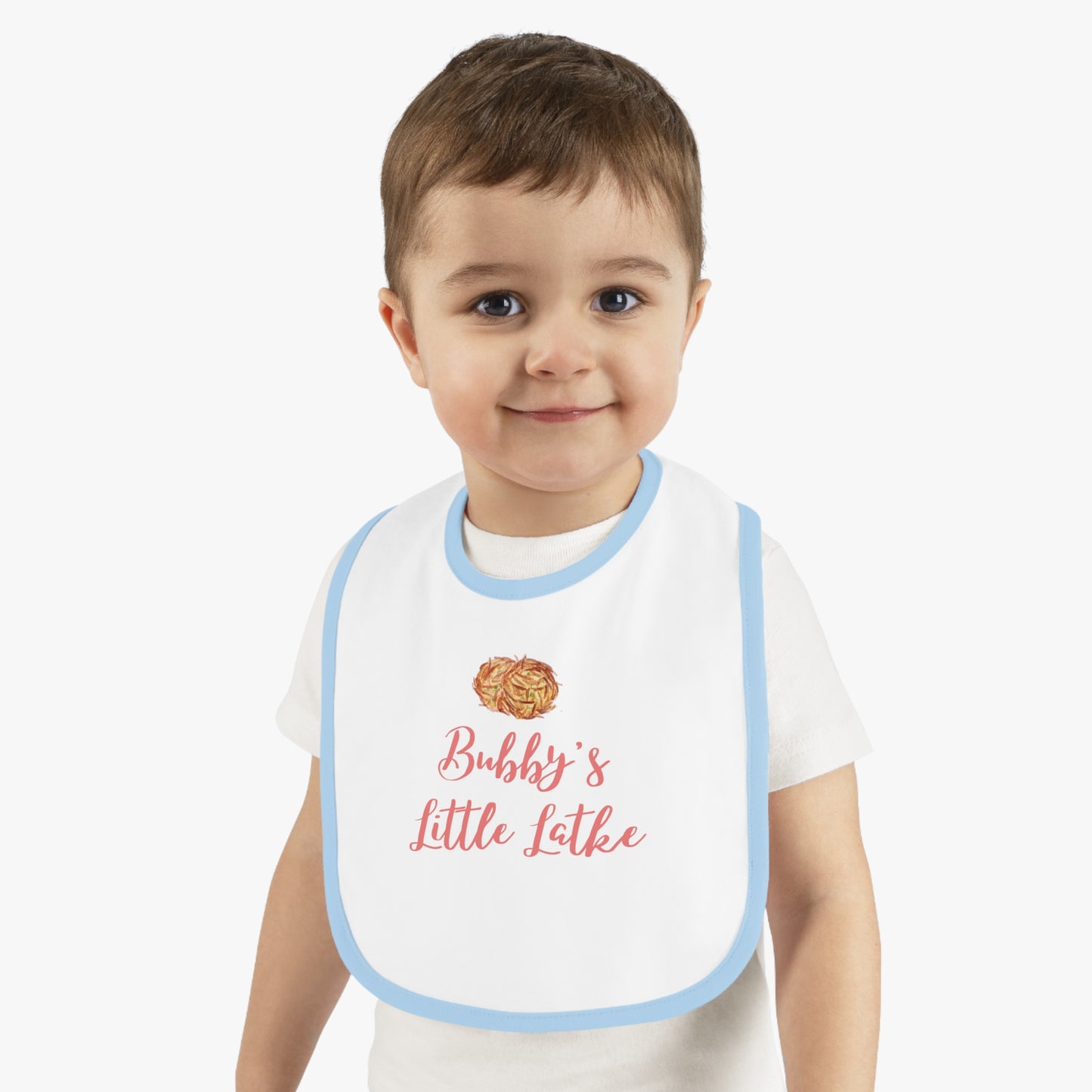 Chanukah "Bubby's Little Latke" Baby Bib