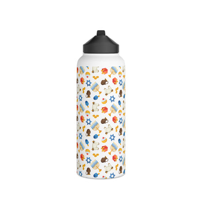 Chanukah Stainless Steel Water Bottle