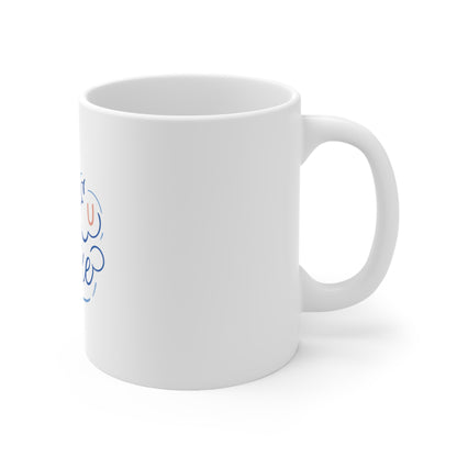 Chanukah Mug with "I Love U A Latke" (11oz)