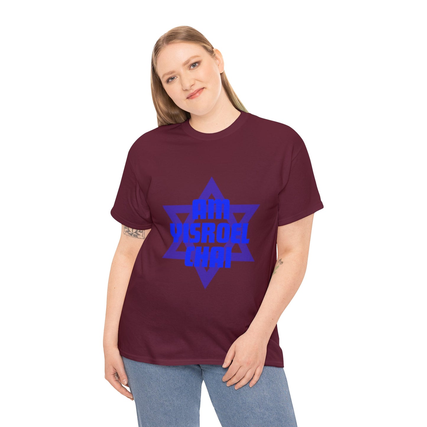 Am Yisroel Chai With Star Of David T-shirt