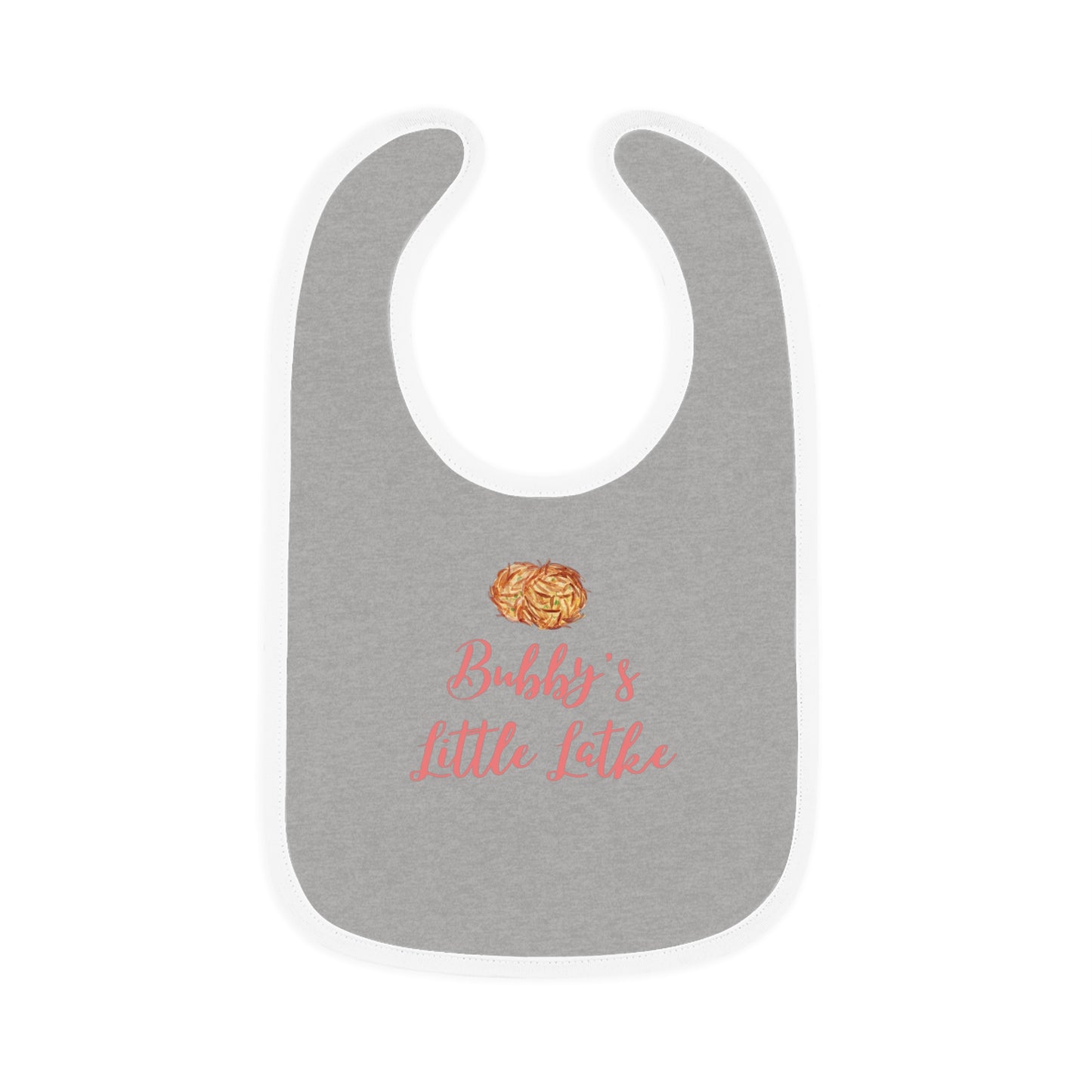 Chanukah "Bubby's Little Latke" Baby Bib