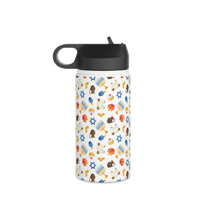 Chanukah Stainless Steel Water Bottle