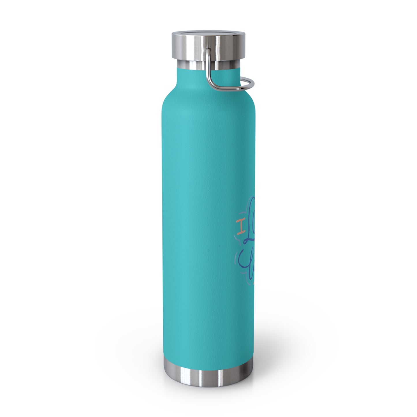 Chanukah Insulated Bottle with "I Love U A Latke" (22oz)