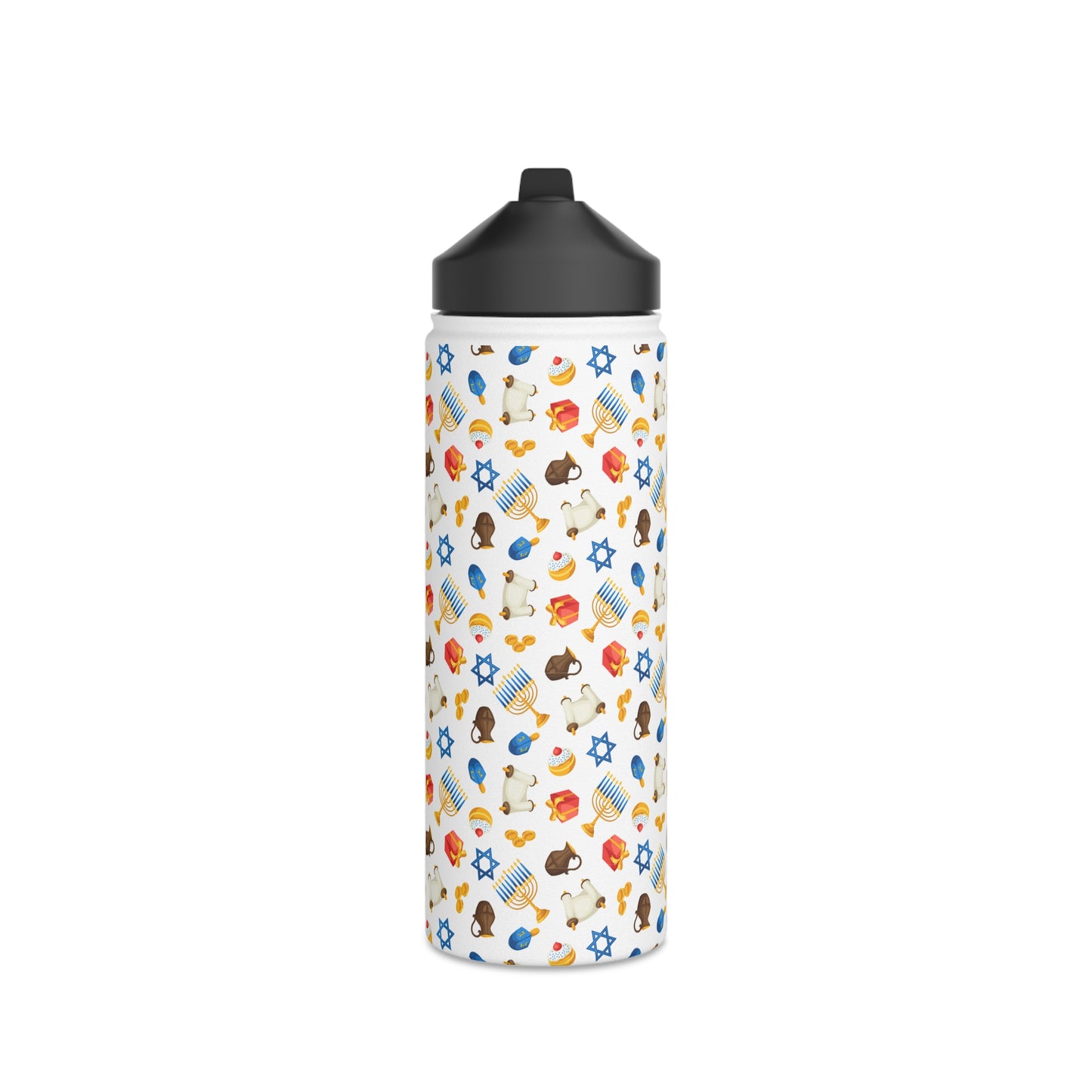 Chanukah Stainless Steel Water Bottle