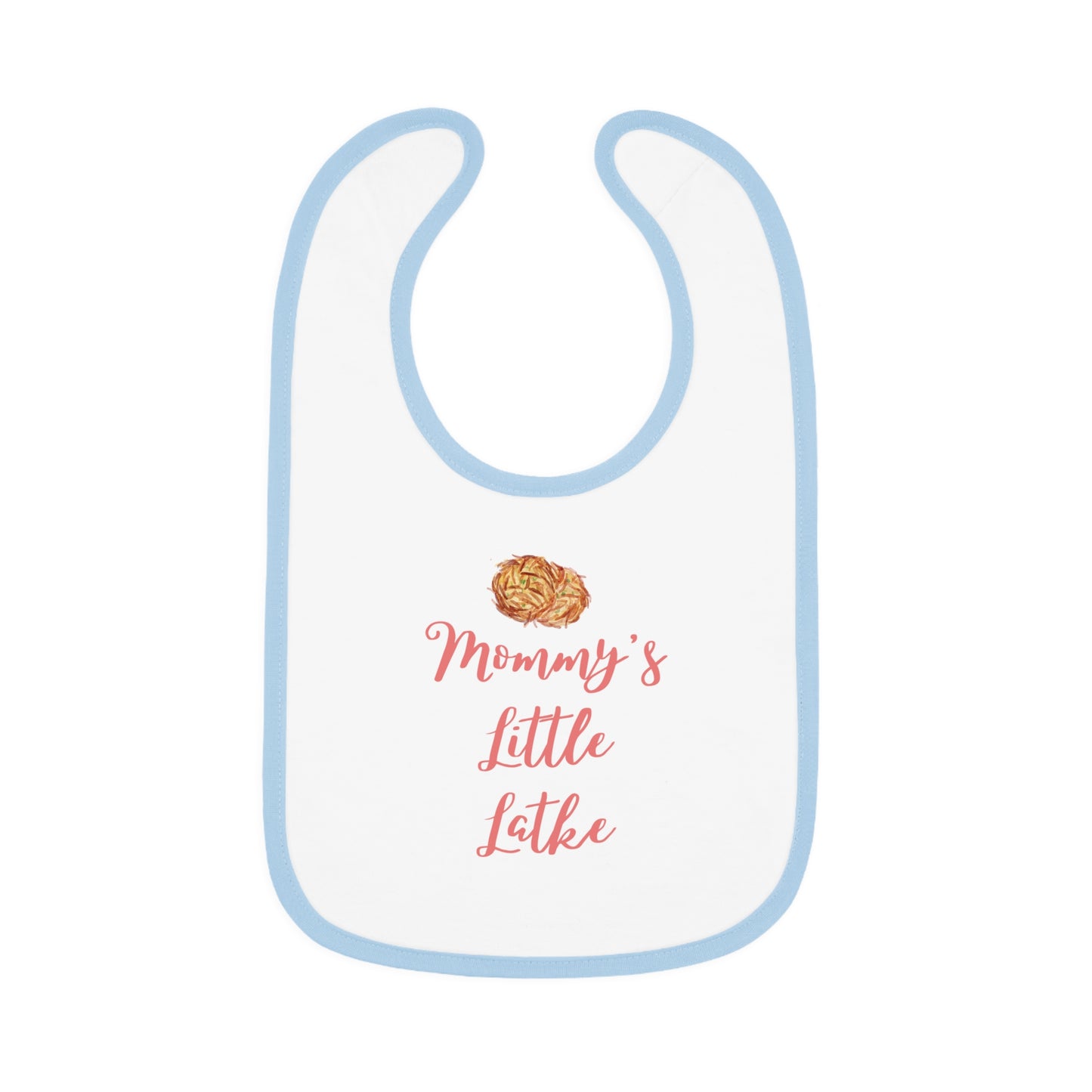 Chanukah "Mommy's Little Latke" Baby Bib