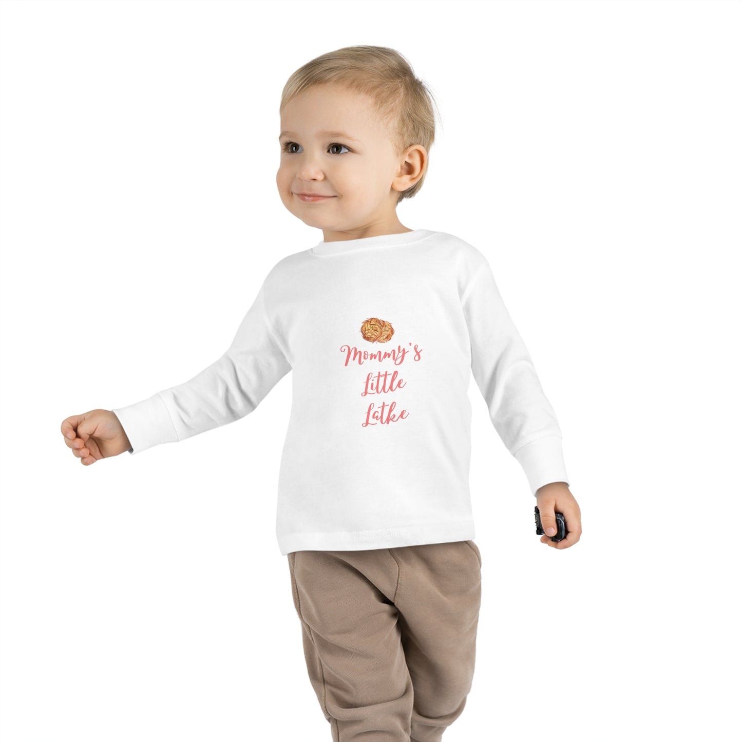 Chanukah "Mommy's Little Latke" Toddler Tee (Long Sleeve)