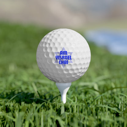 Am Yisroel Chai Golf Balls, 6pcs