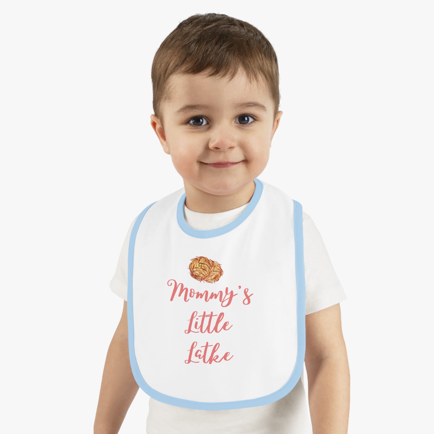 Chanukah "Mommy's Little Latke" Baby Bib