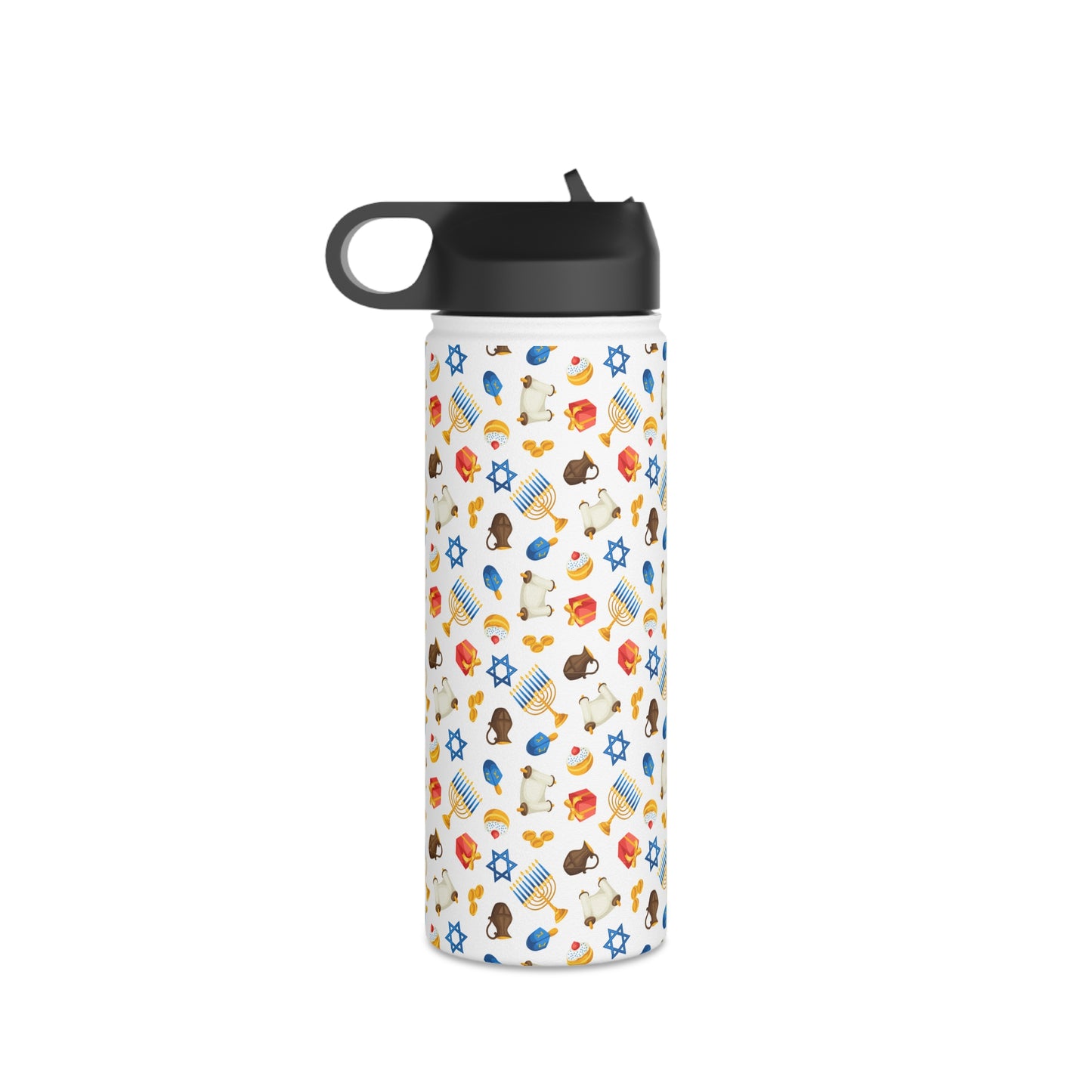 Chanukah Stainless Steel Water Bottle