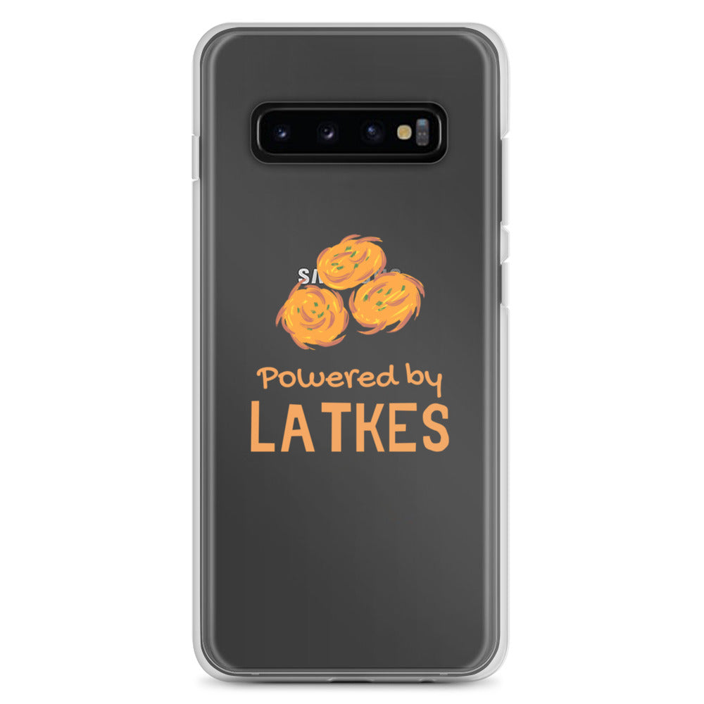 Clear Case for Samsung® "Powered by Latkes"