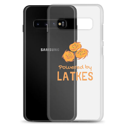 Clear Case for Samsung® "Powered by Latkes"