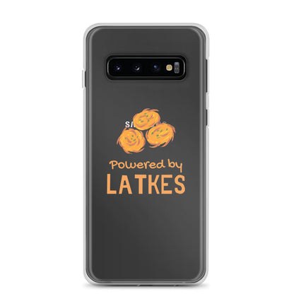 Clear Case for Samsung® "Powered by Latkes"