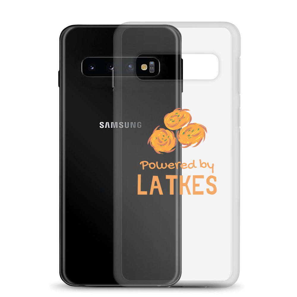 Clear Case for Samsung® "Powered by Latkes"