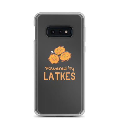 Clear Case for Samsung® "Powered by Latkes"